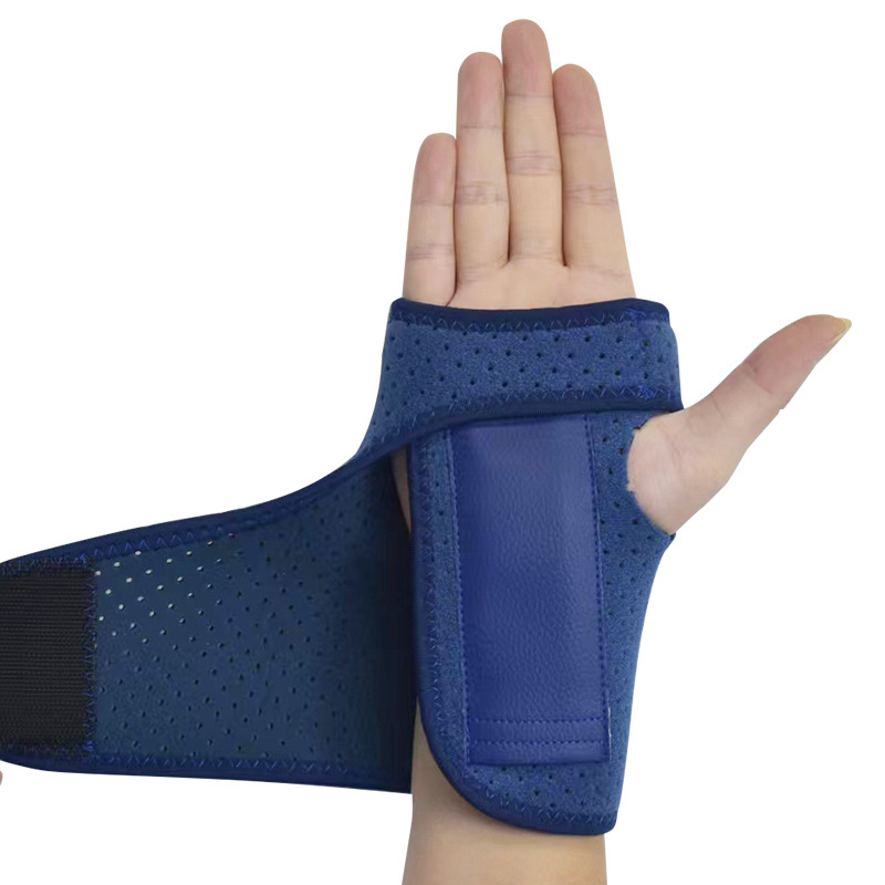 Deportes de verano placa de acero pulsera adulto transpirable desmontable mano fija protección deportes equipo de protección al por mayor