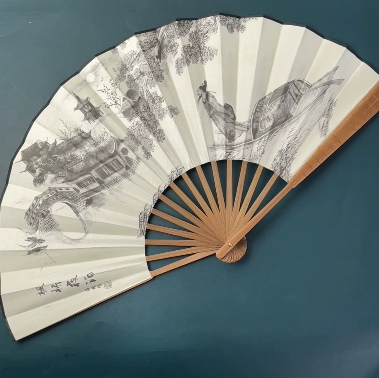 10inch 대나무 단면 단풍교 야간 계류