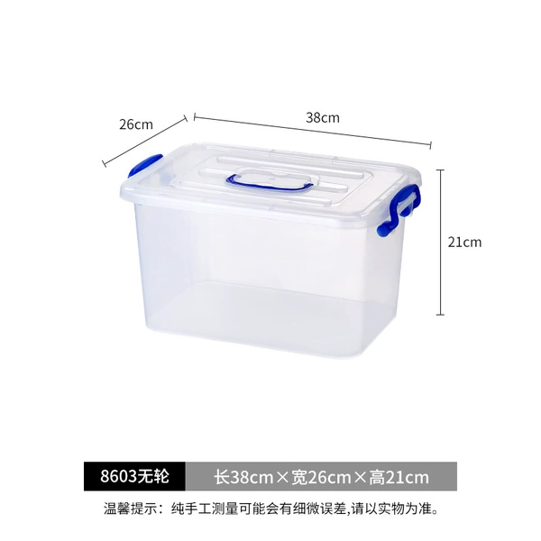 Transparent version 8603 (38×26×21 cm) approx. 16 L