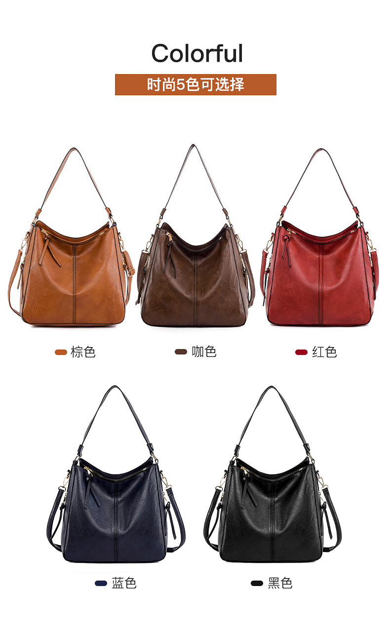 Cross-border women's bags 2023 New style single-shoulder bag, simple crossbody wandering bag, Korean-style handbag, women's tote large bag undefined