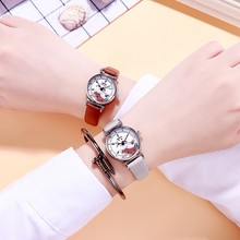 2025女潮复古小表盘皮带休闲女表小清新学生韩版数字刻度简约石英