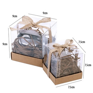 Cross-Border Pvc/Pet Transparent Box Wedding Souvenir Packaging Box Kraft Paper Wedding Candy Gift Box Return Gift Small Gift Box