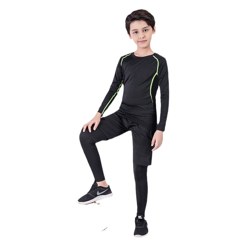 Детские колготки Тренировочная одежда Спортивный костюм Футбольная базовая одежда Баскетбольная быстросохнущая одежда Одежда для фитнеса Одежда для бега на флисовой подкладке