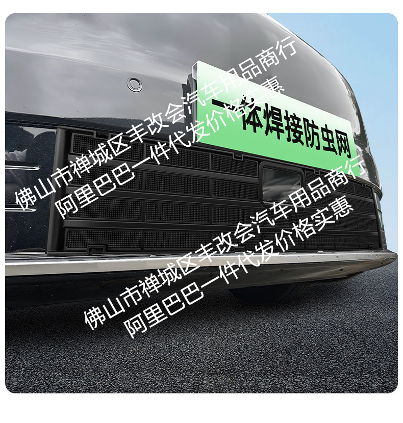 Suitable for Leapmotor D99 pure electric version/rechargeable version, integrated welded car insect-proof mesh, special accessory for the front grille