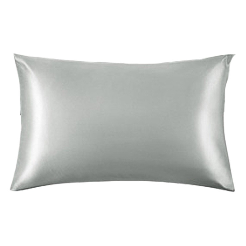 Funda de almohada tipo sobre de satén de gran venta transfronteriza SHEIN universal Amazon funda de almohada de imitación de seda de color puro.