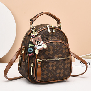 Small Backpack 2025 Summer New Internet Celebrity Popular Travel Soft Bag One-Shoulder Crossbody Backpack Dropshipping
