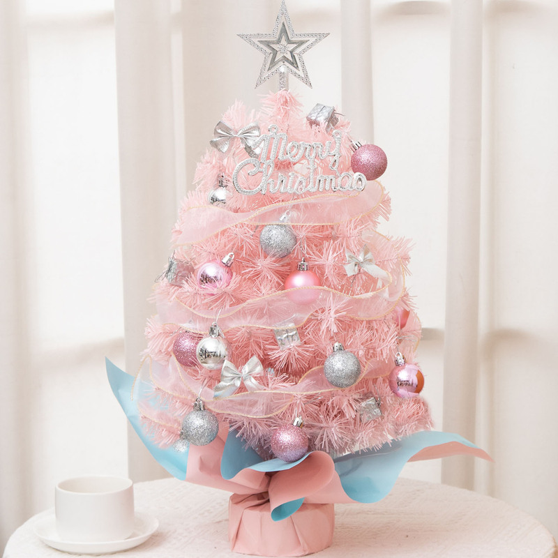 Christmas Small Mini Christmas Tree Desktop Decorations 45cm60cm Luminous Tree Decoration Craft Gifts