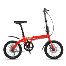 折叠自行车16/20寸成人女式便携学生淑女单车儿童变速山地车