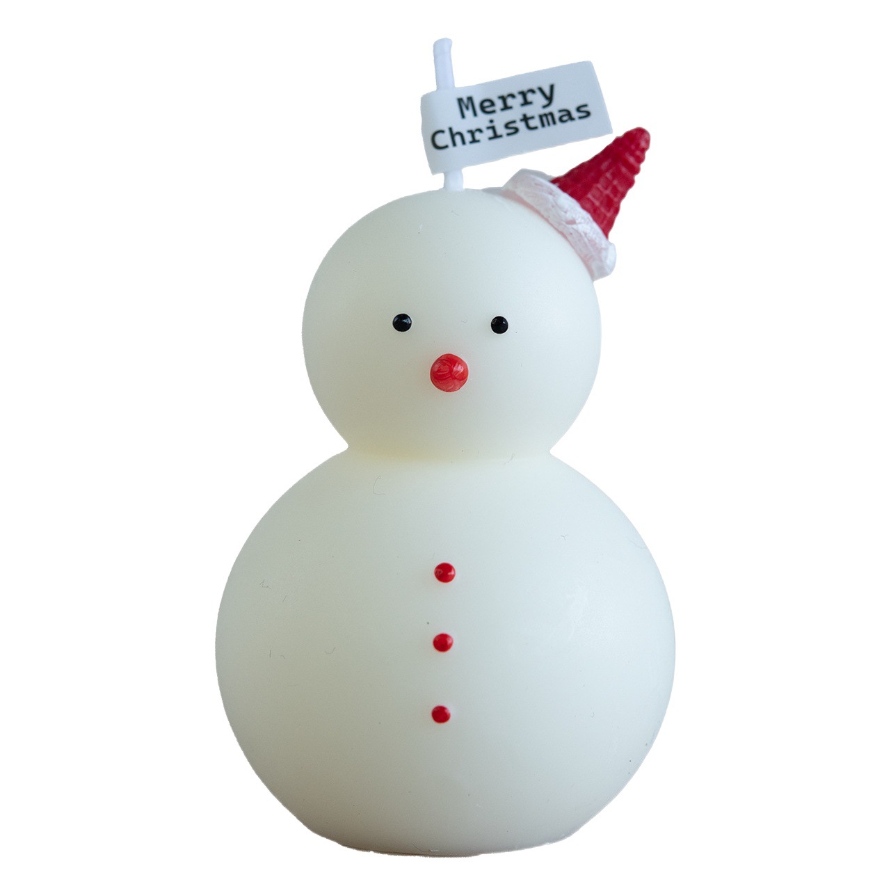 Lindo pintado a mano libre de humo aromaterapia muñeco de nieve forma decoración de la vela decoración del hogar regalo de mano al por mayor caliente