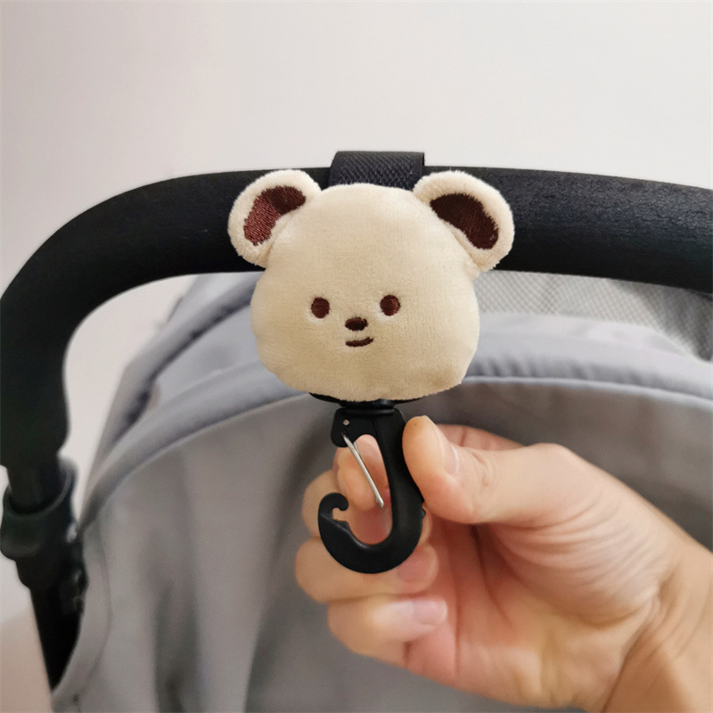 ins Korean style bear rabbit stroller Velcro buckle umbrella stroller stroller walking artifact stroller accessories hook