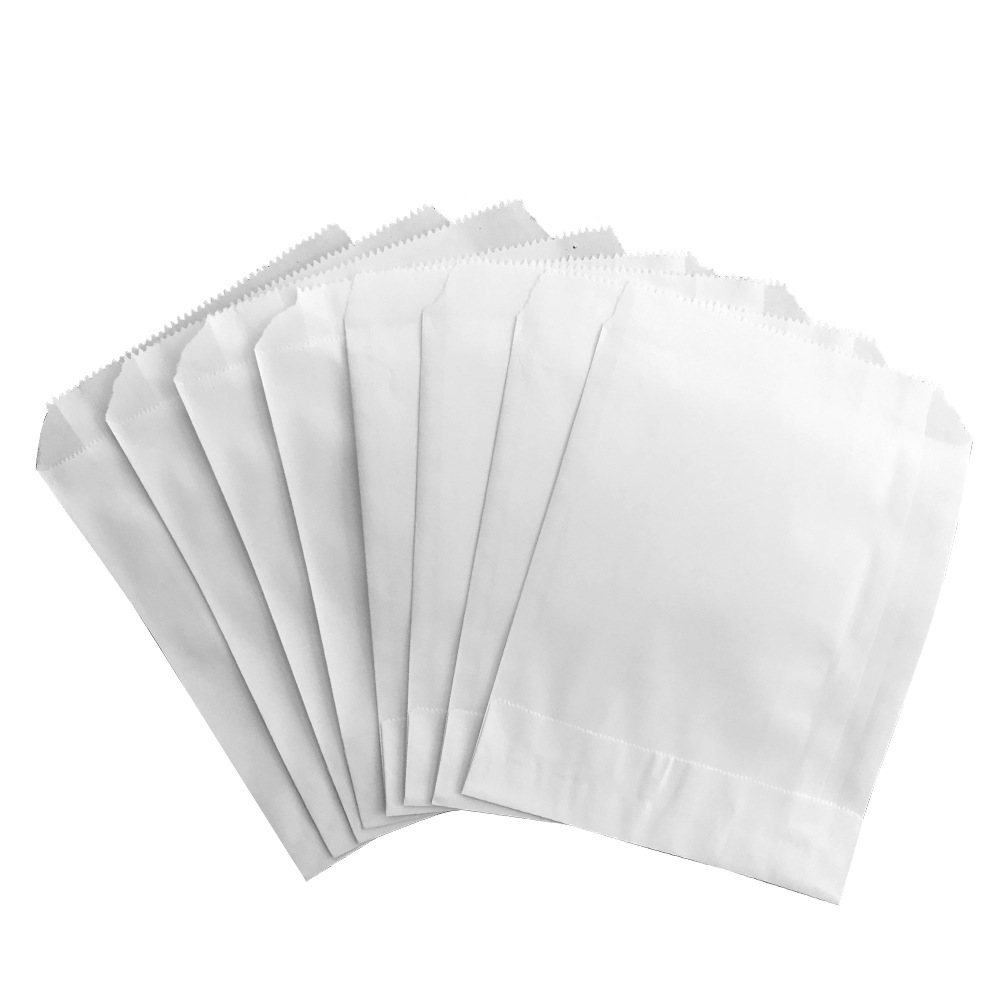 Bolsas de papel para alimentos con fondo puntiagudo, biodegradables