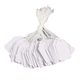 500 Sheets/Pack Jewelry Paper Cards Cross-Border Fine Cotton Thread Handwritten Blank Hang Tags Jewelry Price Tag Hang Tags