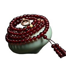 引流礼品纯波罗的海108颗老蜜蜡血泊手链 原石血珀手串 男款女款