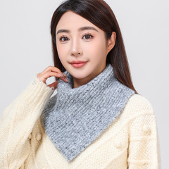 秋冬のカシミヤ防止の首のカバーの女性の頚椎の偽の襟の厚い保温の毛糸のニットの首のカバーの首の周り