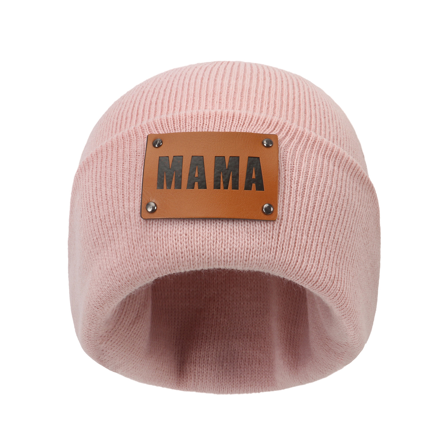 Mujeres Moda Color Sólido Trenza Sin Alero Gorro De Lana display picture 5