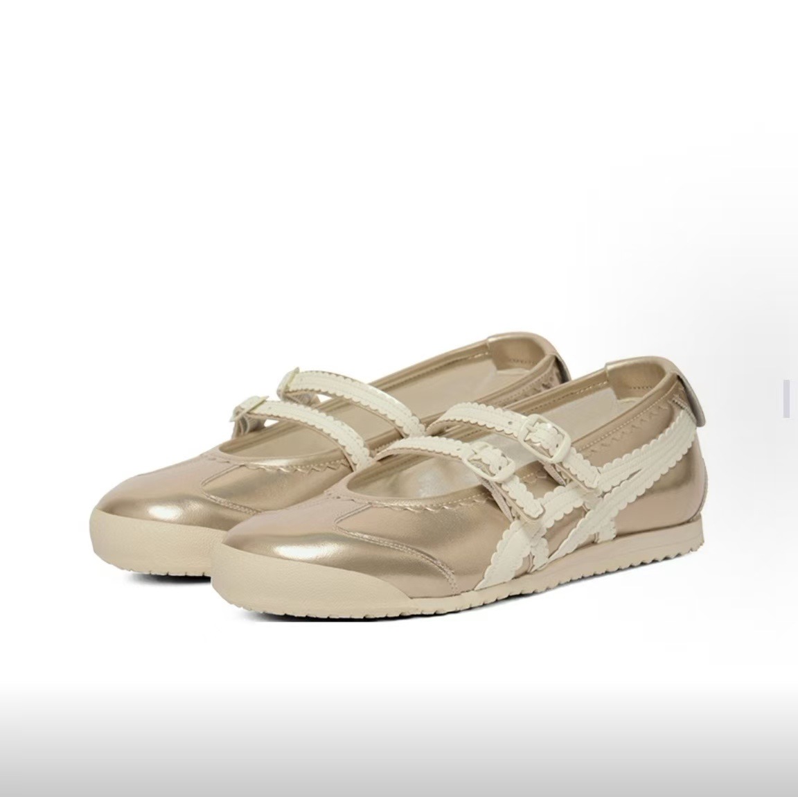 莆田 グリコ【PATOU ジョイントシリーズ】TGRS ワンラインバレエシューズ メリージェーンシューズ カジュアルシューズ