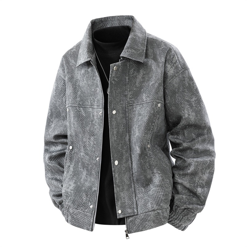 Monochrome Man – Neue Retro-Herrenjacke für Frühling/Herbst 2026: Trendige, lockere und vielseitige Marke für Damen und Herren._voghion.com