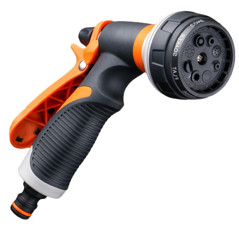 Riego para el hogar Jardín de alta presión Riego de flores Juego de pistola rociadora Jardín Riego de riego Cabeza de ducha de lavado de autos