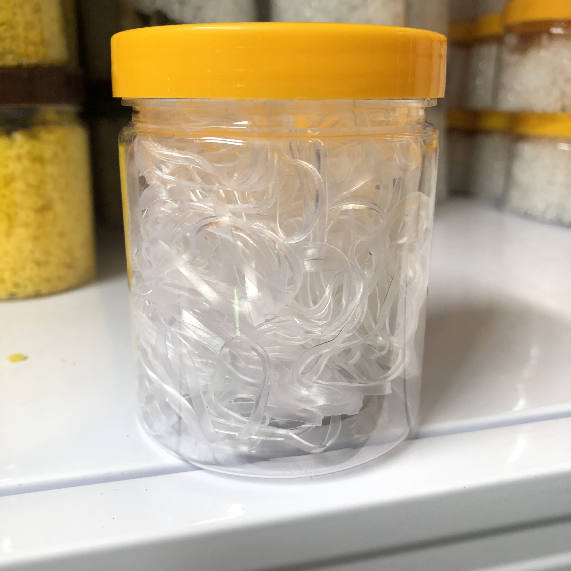 Rubber hair rope
