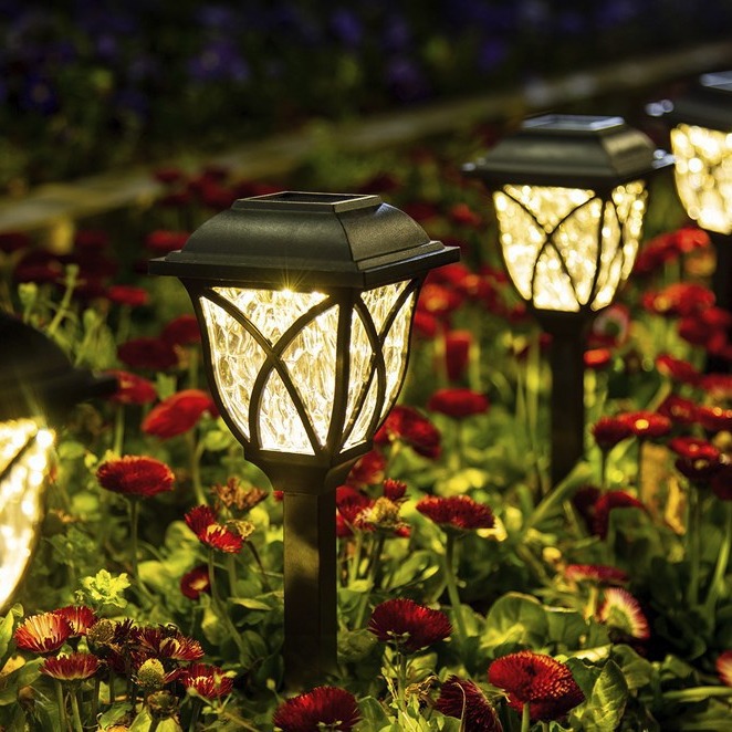 Luces solares para jardín de exterior, nuevas para 2025, para decoración del ambiente del jardín del hogar