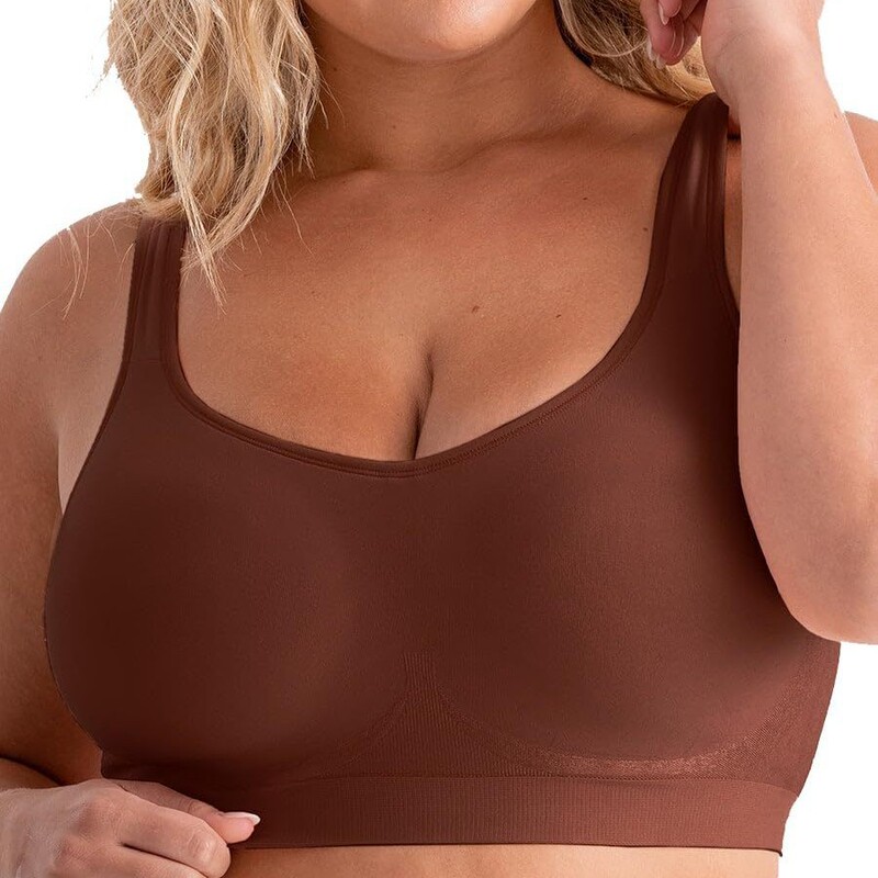 Shapermint Compression Wire Free High Support Bra for Women Size S to Plus Size Daily Wear Shapermint Compression Wire Free High Support Bra for Women Size S to Plus Size Daily Wear