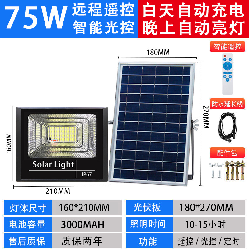 El reflector solar se ilumina automáticamente después de dos días de oscuridad, luz de jardín al aire libre, iluminación súper brillante, nueva farola rural para el hogar
