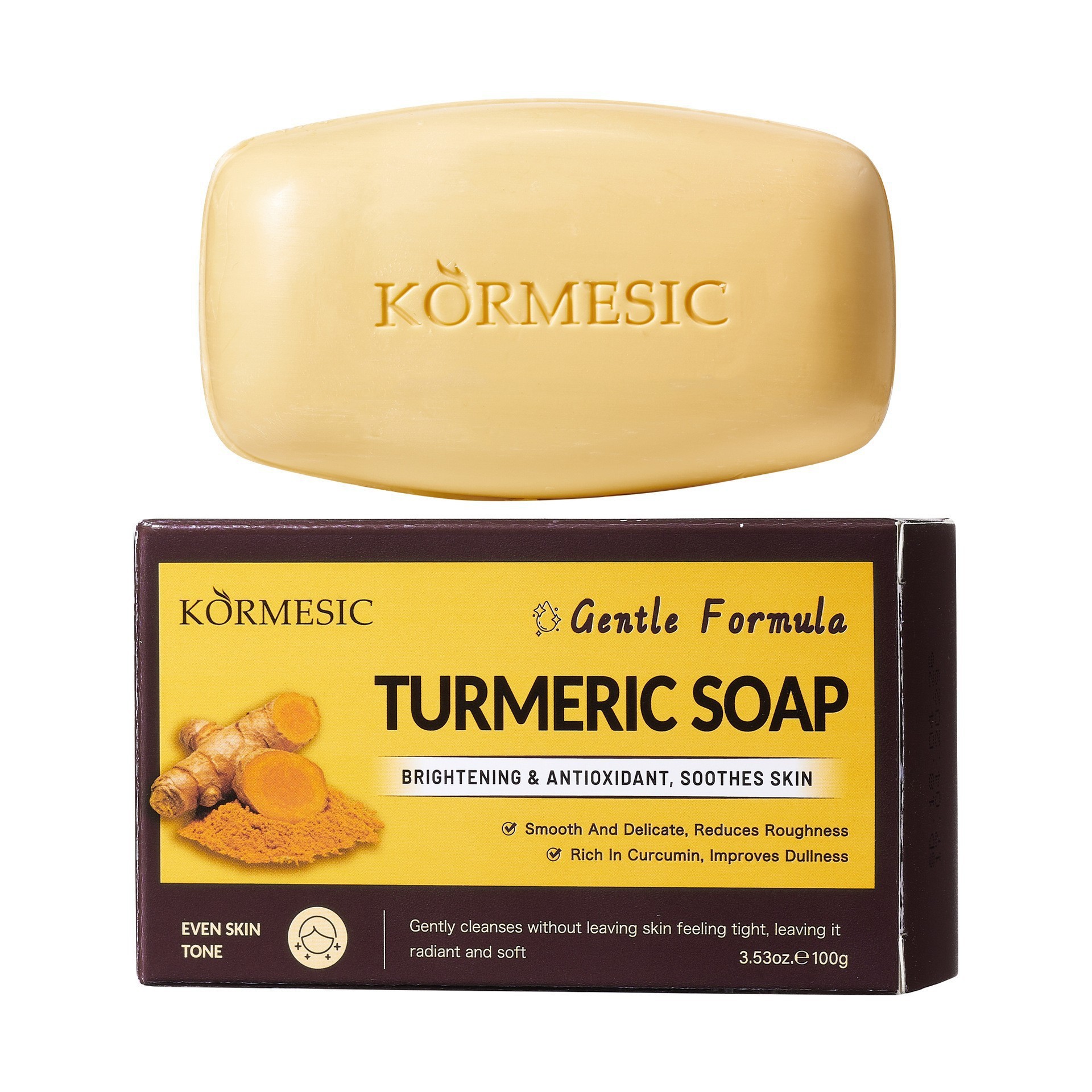 Sapatos ng lahi bright turmeric soap 100g [cross-border sales, domestic sales pr…