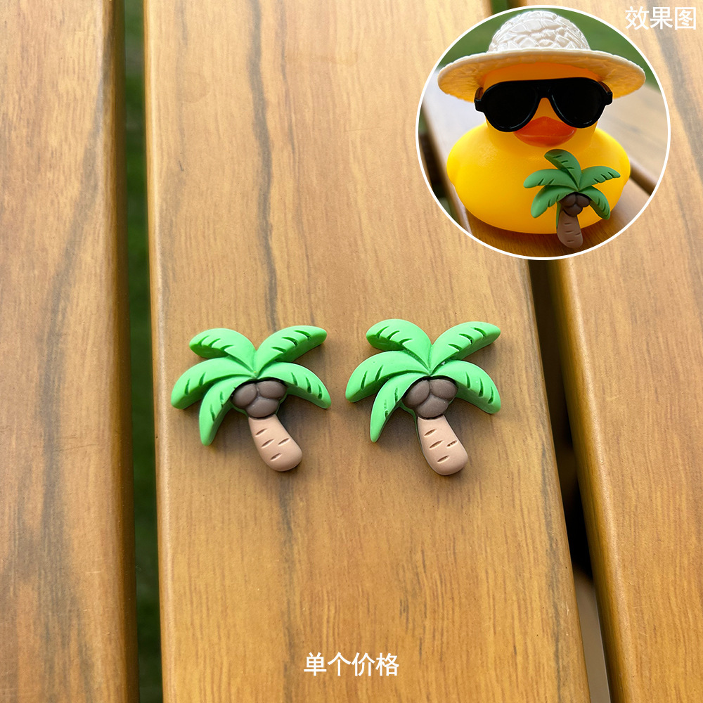 Accesorios de Juego Acuático Transfronterizos, Patito Amarillo, Sombrero de Ganso Blanco, Decoración de Bufanda, Juego de Regalo de Té con Leche y Limón Hecho a Mano. image 29