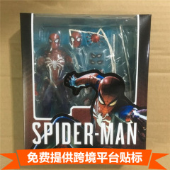 アベンジャーズのスパイダーマンアップグレード戦衣PS4ゲーム版スパイダーマン関節可動フィギュア