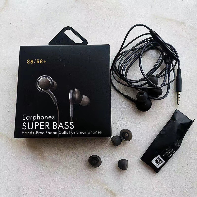 Factory WholeSale Suitable for SamSung S8+S10 note10 Mobile Phone In-ear HeadphoneS Wire-controlled UniverSal with Microphone HeadSet