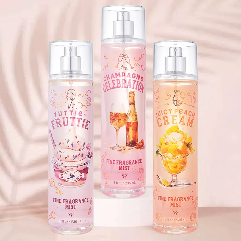 跨境外贸东南亚爆款WY香氛身体喷雾女士香水持久留香淡香型果香