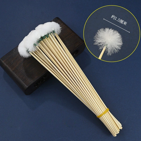 Bamboo handle goose hair stick