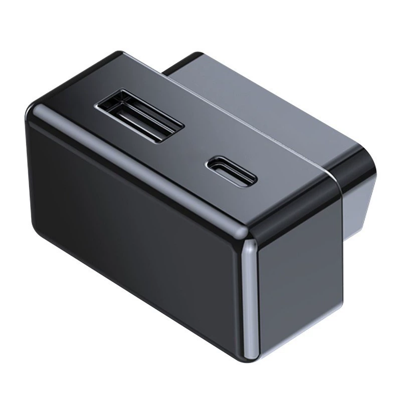 Подходит для Tesla Expansion Dock model 3 обновление 3/Y, двухпортовый скрытый OBD автомобильный быстрый PD зарядник