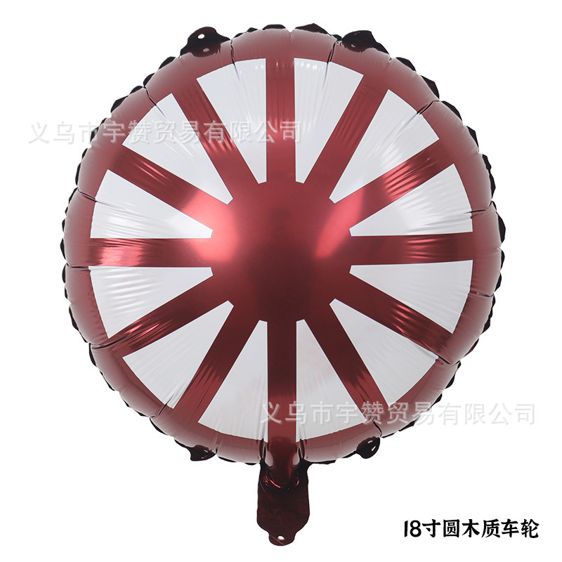 18-inch wooden wheels
