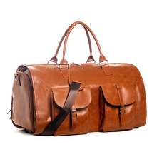 现货新款可转换旅行袋服装包行李袋2合1悬挂手提包西装商务旅行包