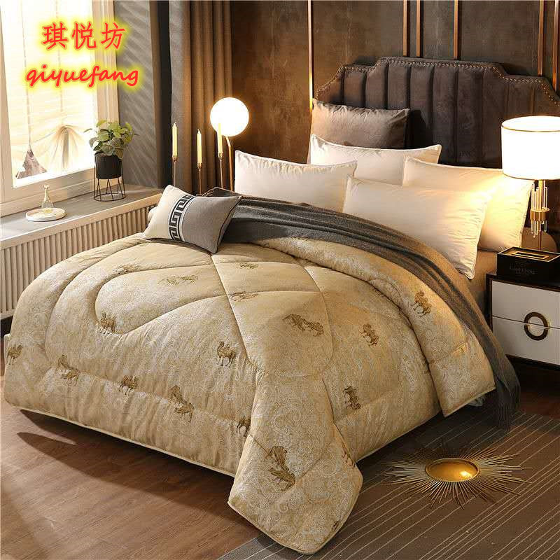 One piece On behalf of Autumn and winter thickening Camel Quilt Camel is Rivers and lakes Will pin gift quilt wholesale Gift box packaging