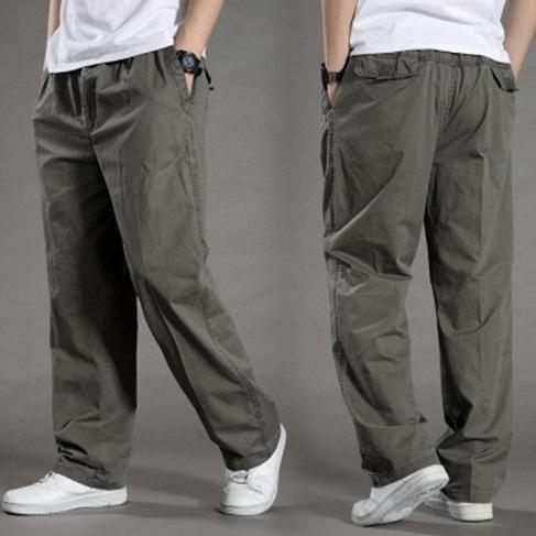 In-Stock Cross-Border Foreign Trade Hong Kong Style Trendy Workwear Casual Pants for Men 2025 New Loose Versatile Long Trousers