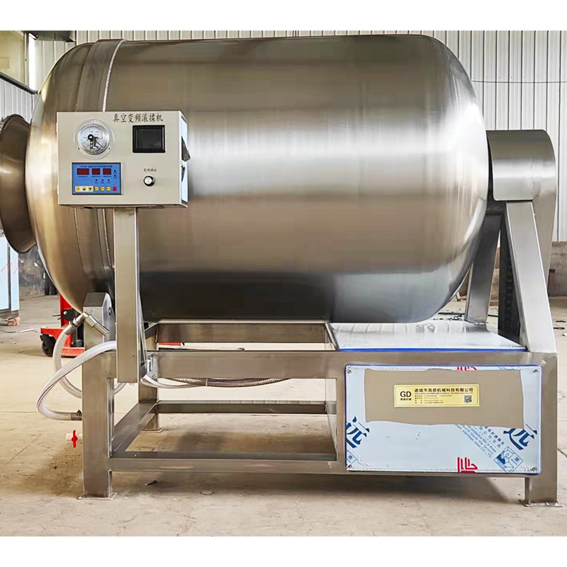 全自动真空滚揉机 牛肉腌制入味腌渍机 鸡排腌制入味滚揉机