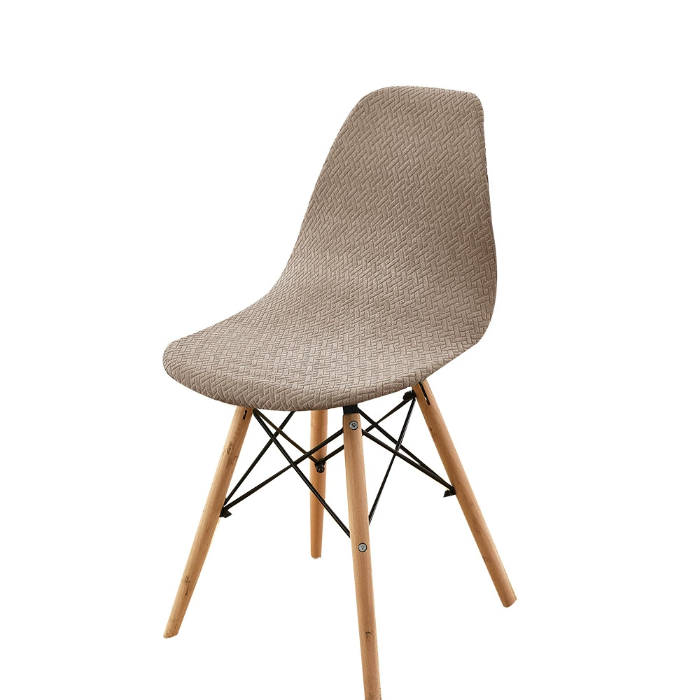 Растяжимый водонепроницаемый чехол для стула Eames shell, вязанный T-образной вязкой, эластичная нескользящая посадка, многоцветный