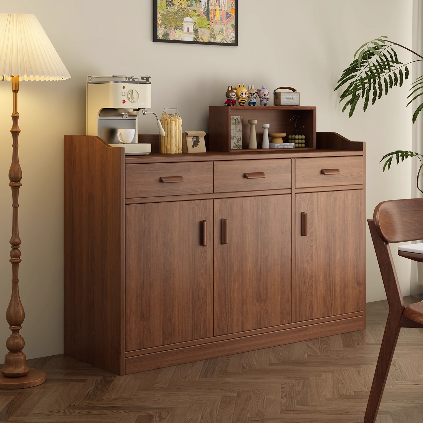 Sideboard Wall-Mounted Integrated Storage Cabinet Cabinet Home Kitchen Side Cabinet Storage Rack Living Room Storage Cabinet Storage Cabinet