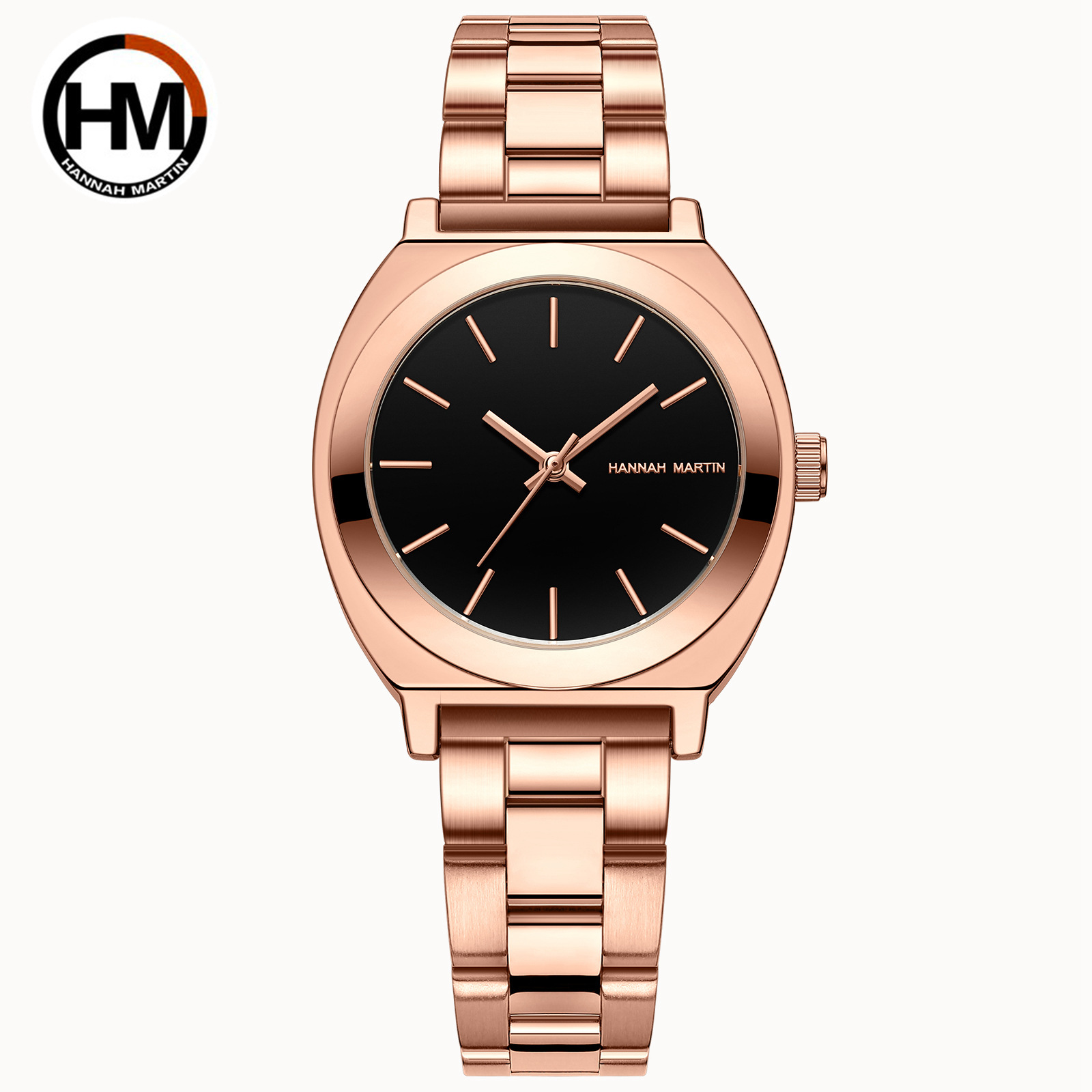 HM-1261FH black face rose gold