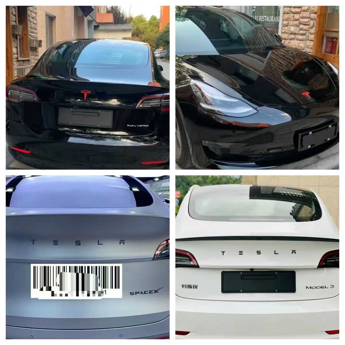 Wholesale Suitable for Tesla Model 3Syx Car Stickers Tesla Letter Car Stickers Label Car Logo Nameplate Car Stickers