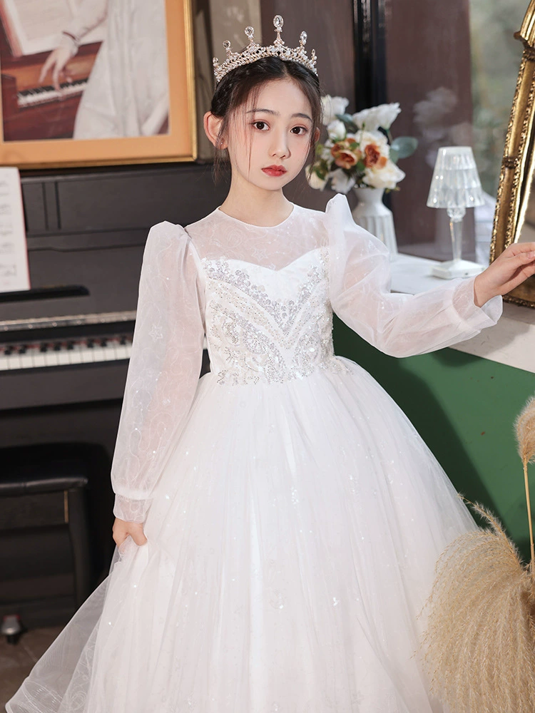 Children's dress, small princess costume, piano performance costume, suit, children's catwalk costume, new collection