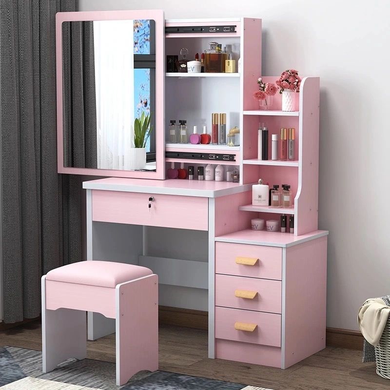 Tocador de maquillaje para dormitorio, tamaño mini, sencillo, para apartamentos pequeños, económico y multifuncional, venta al por mayor.