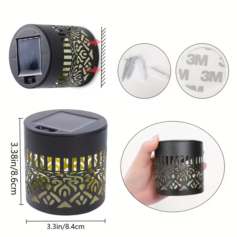 Cross-Border Solar Mandala Sunflower Outdoor Garden Decoration Landscape Wall Light_voghion.com