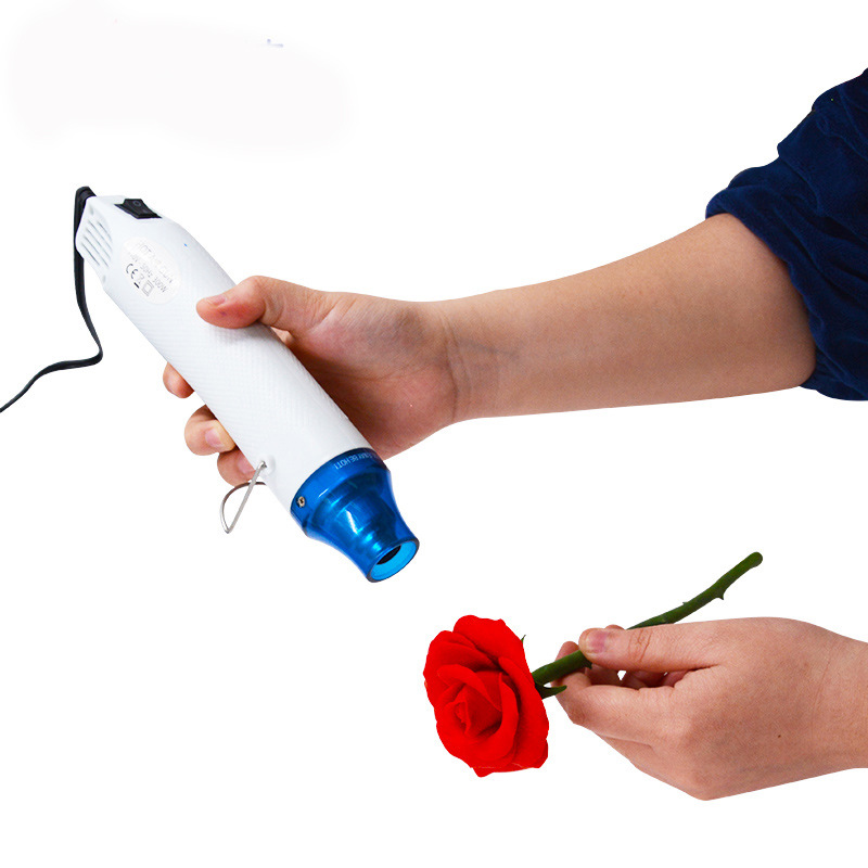 Pistola de aire caliente 220V estándar nacional 110V estándar americano 300W cerámica suave Tubo termorretráctil película calor encogible herramienta de calefacción pistola caliente