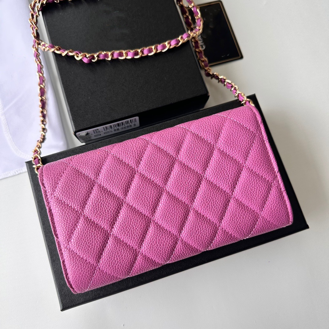 로즈 퍼플 볼 패턴 골드 버클 올바른 단어