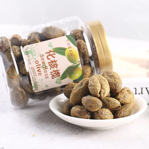 Hong Kong Golden Crown Ai Laike's cored olives 190g seedless licorice olives dried fruits candied fruits canned snacks