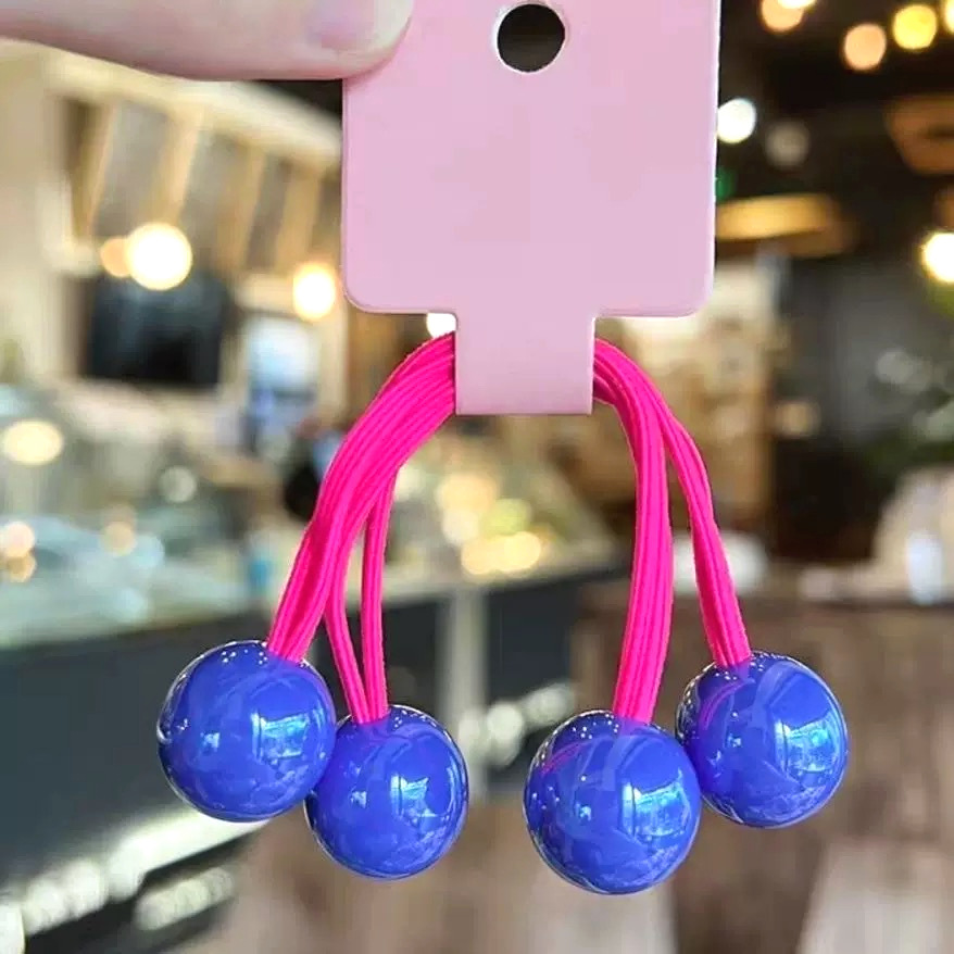 Coreana de color caramelo de alta calidad correa larga anillo de cabello bola princesa no lesiones de cabello color nuevo