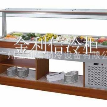 供应商用冷藏沙拉柜保鲜冷藏制冷设备工作台沙拉吧